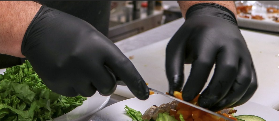 LifeGuard Black Nitrile 4 mil Medical/Industrial Gloves - Latex Free & Powder Free - 100/BX - 10BX/CS - Case of 1000 Gloves