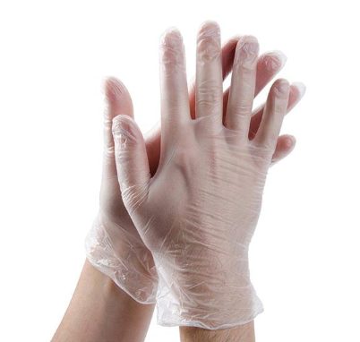 Durasafe Opaque White Color Vinyl 4 mil Medical Gloves - Powder Free - 100/BX - 10BX/CS - Case of 1000 Gloves
