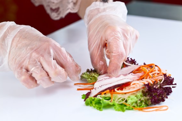 Sanitex Clear Vinyl 4 mil Industrial Gloves - Powder Free - 100/BX - 10BX/CS - Case of 1000 Gloves