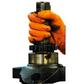 LifeGuard Orange Nitrile 8 mil Heavy Grip Industrial Gloves - Latex Free & Powder Free - 100/BX - 10BX/CS - Case of 1000 Gloves