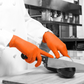 LifeGuard Orange Nitrile 8 mil Heavy Grip Industrial Gloves - Latex Free & Powder Free - 100/BX - 10BX/CS - Case of 1000 Gloves