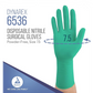 Dynarex Sterile Nitrile Surgical Gloves, Powder-Free and Puncture-Resistant Nitrile Gloves, 5-8 Mil, Sizes 6/6.5/7/705/8, White, Box of 50 or Case of 200