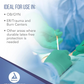 Dynarex Sterile Nitrile Surgical Gloves, Powder-Free and Puncture-Resistant Nitrile Gloves, 5-8 Mil, Sizes 6/6.5/7/705/8, White, Box of 50 or Case of 200